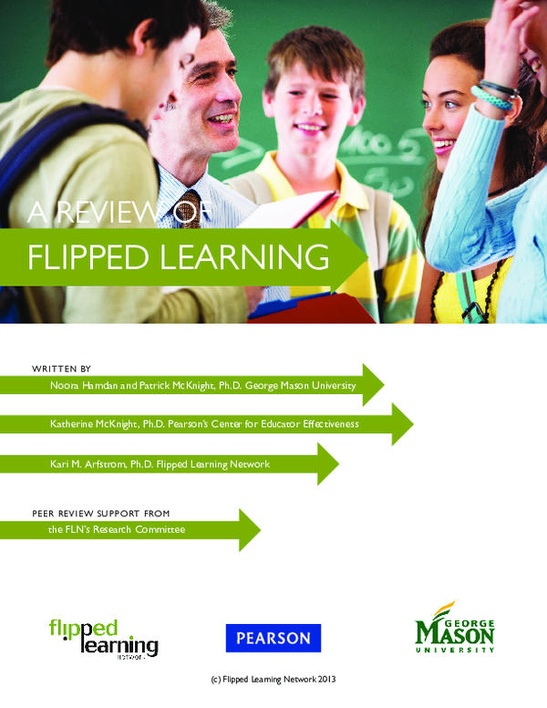 (PDF) FLIPPED LEARNING A REVIEW OF A REVIEW OF FLIPPED LEARNING