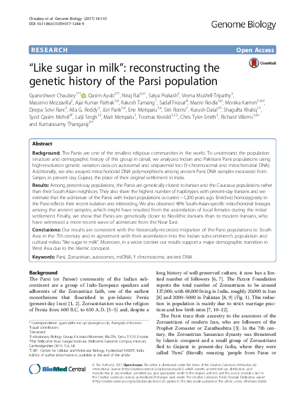 (PDF) “Like sugar in milk” reconstructing the history of the