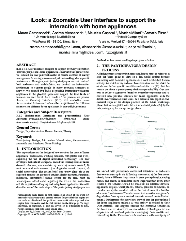(PDF) iLook: a Zoomable User Interface to support the interaction with ...