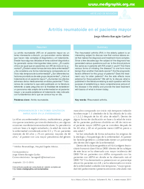 articulo de reworking artritis reumatoide pdf