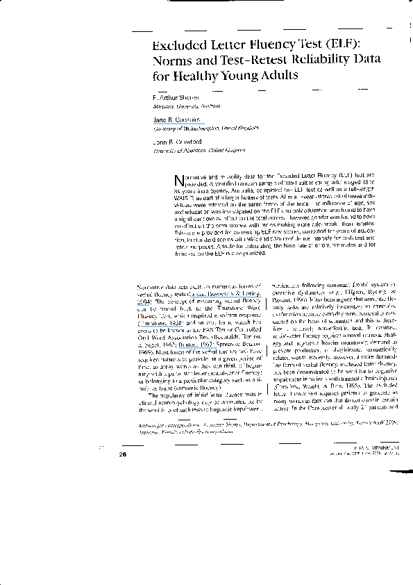  pdf excluded letter fluency test elf norms and test retest
