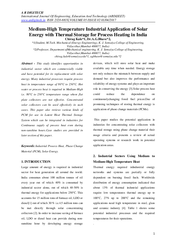 Industrial Process and Energy System Engineering