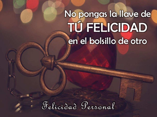 (PDF) No pongas la llave de Felicidad Personal