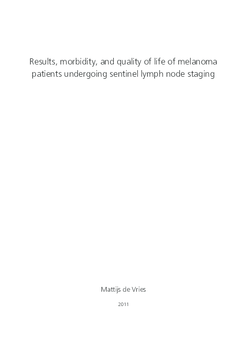 (PDF) Sentinel Lymph Node Mapping in the Management of High Risk ...