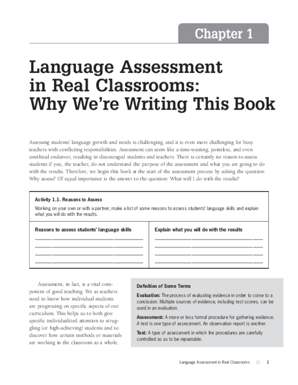 (DOC) PRINCIPLES OF LANGUAGE ASSESSMENT | tri murti - Academia.edu