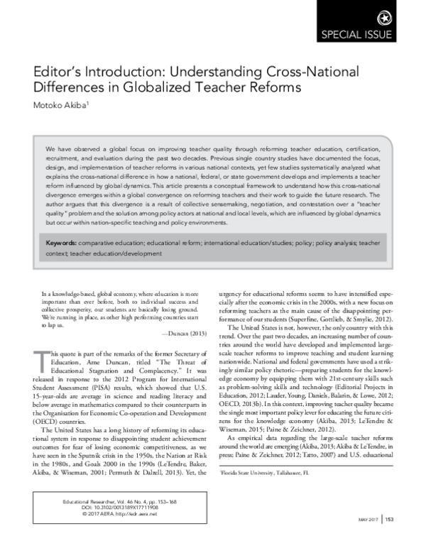 (PDF) Akiba 2017 Understanding cross national differences Motoko