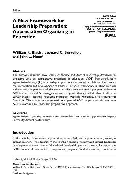 Appreciative Leadership PDF Free Download Appreciative Leadership PDF Free Download