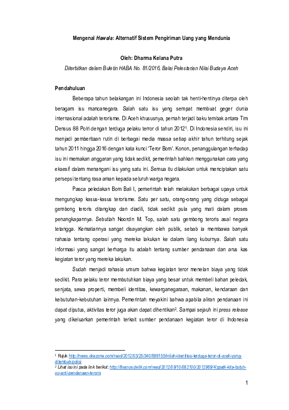 Hawala essay picture