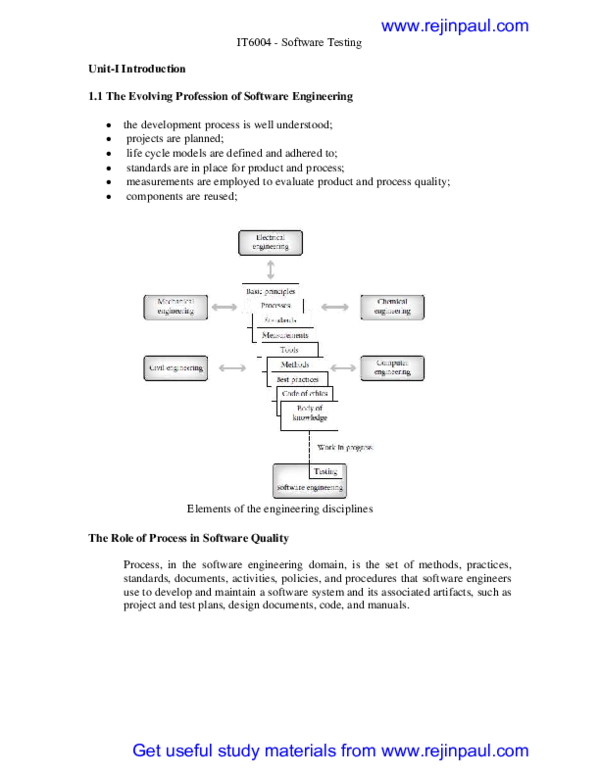 (PDF) The Role of Process in Software Quality