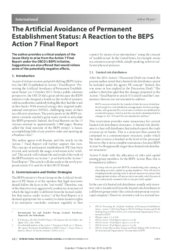 Beps 2.0 timeline picture