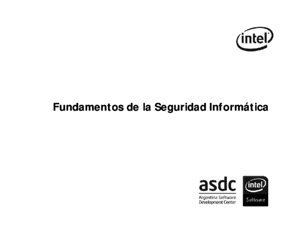 Pdf Fundamentos De La Seguridad Informática
