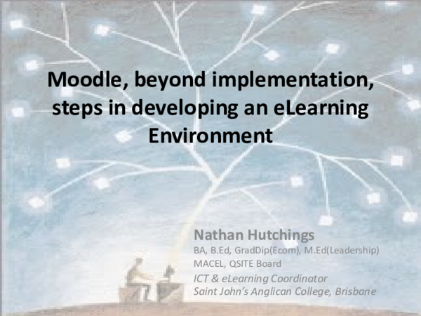 (PDF) Moodle beyond implementation, steps in developing an eLearning ...