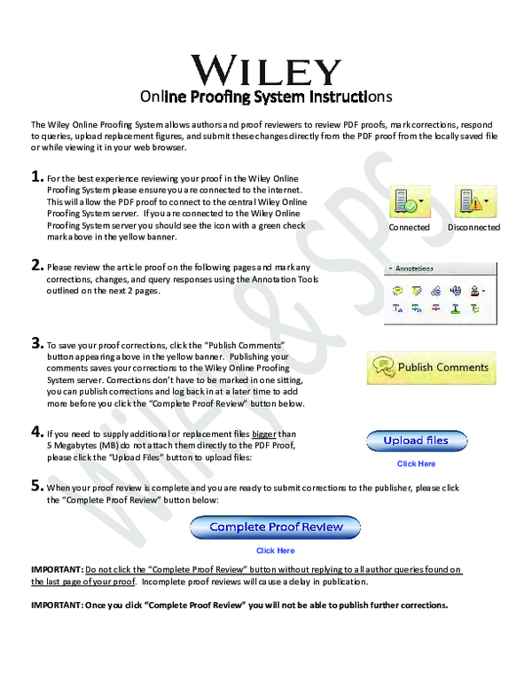 (PDF) Online Proofing System Instructions