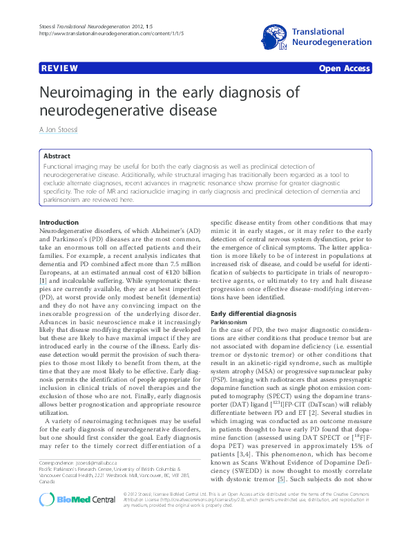 Rare neurodegenerative diseases image