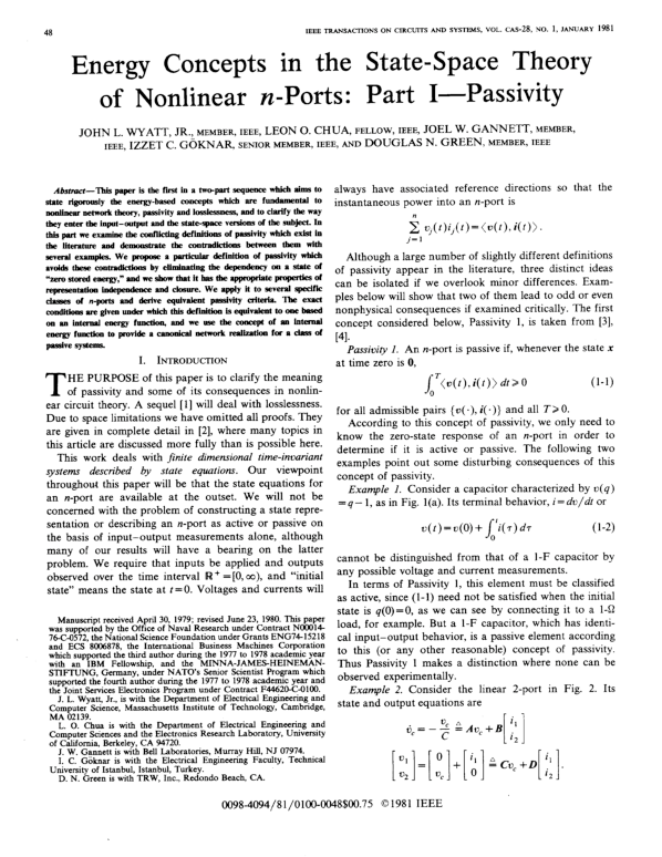 Linear And Nonlinear Circuits Chua Pdf