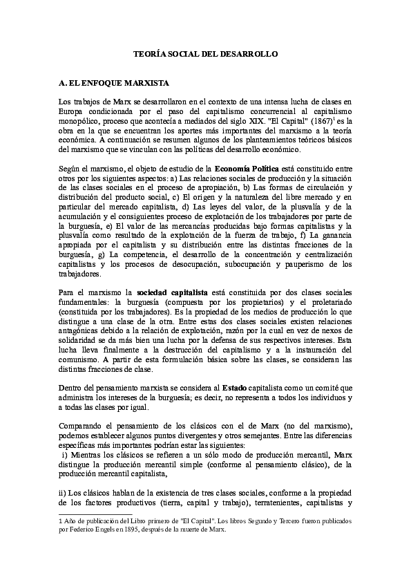 TEORÍA SOCIAL DEL DESARROLLO