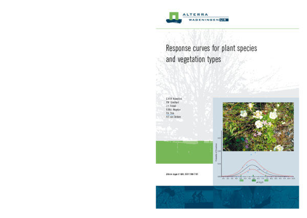 (PDF) Response curves for plant species and vegetation types