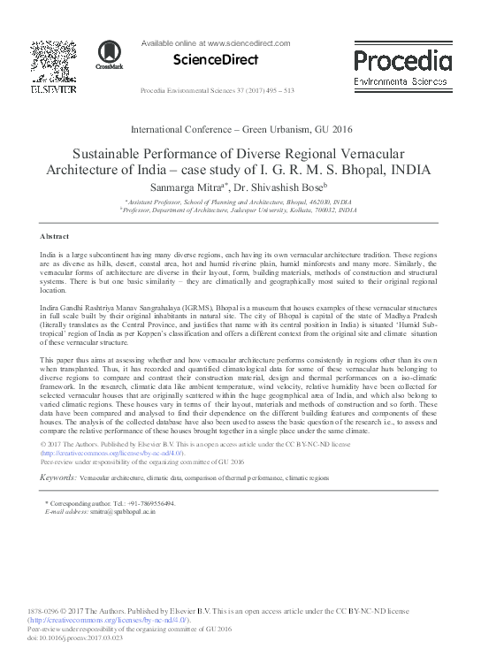 Vernacular architecture picture