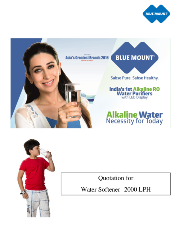 (DOC) Quotation for Water Softener 2000 LPH Shubham Garg Academia.edu