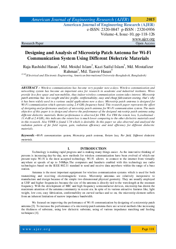 Microstrip antenna handbook image