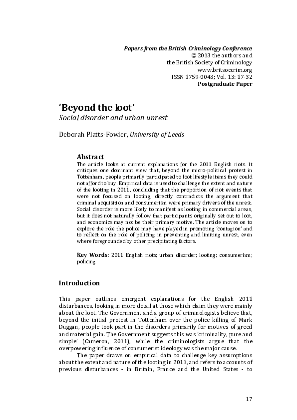 Social unrest essay 08 image