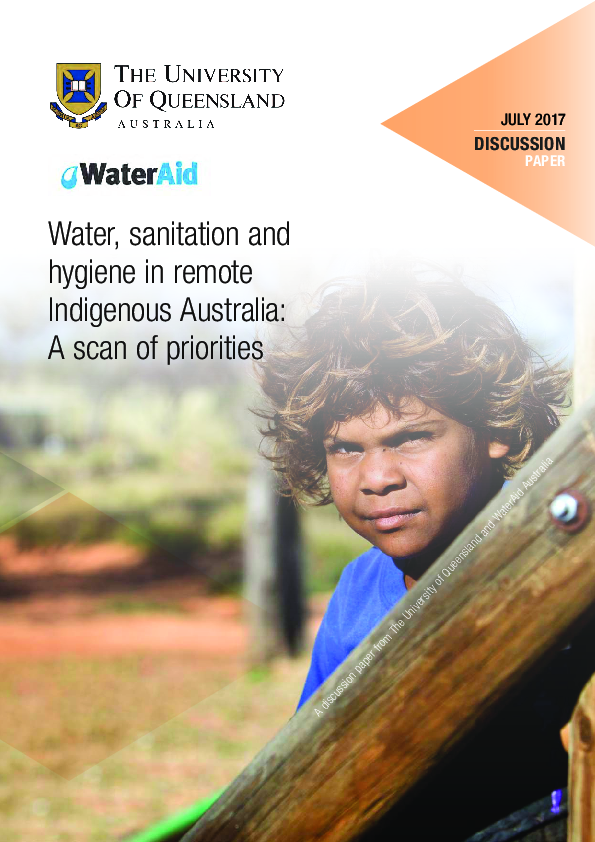 (PDF) Water, sanitation and hygiene in remote Indigenous Australian ...