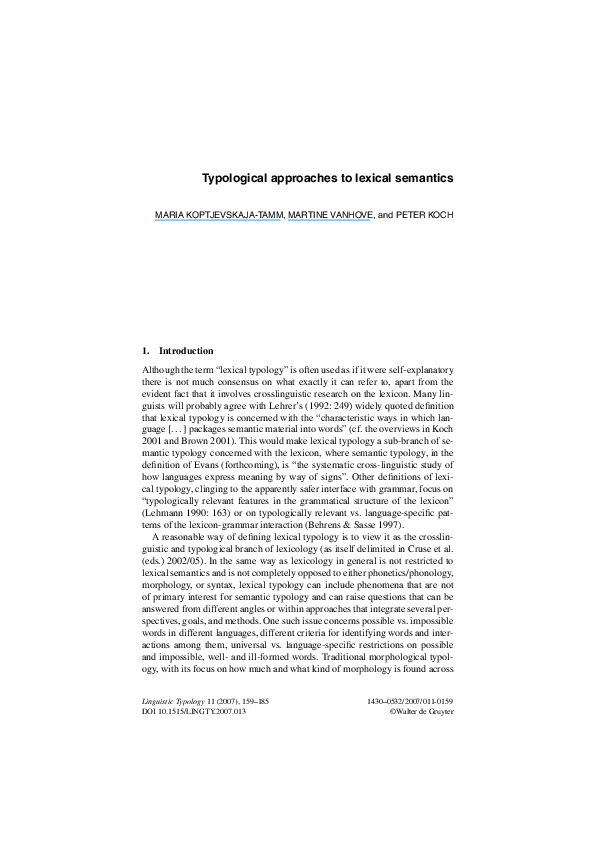 Lexical semantics ppt image