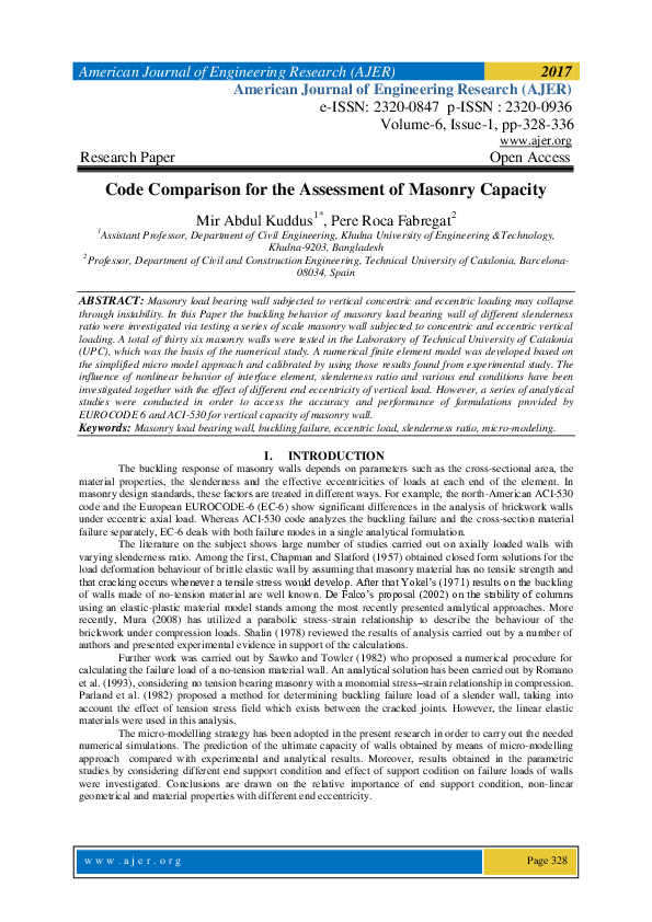 Masonry research paper image