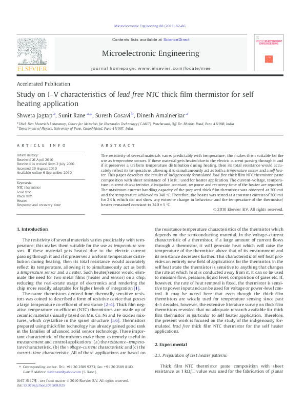 Thermistor study essay 05 image