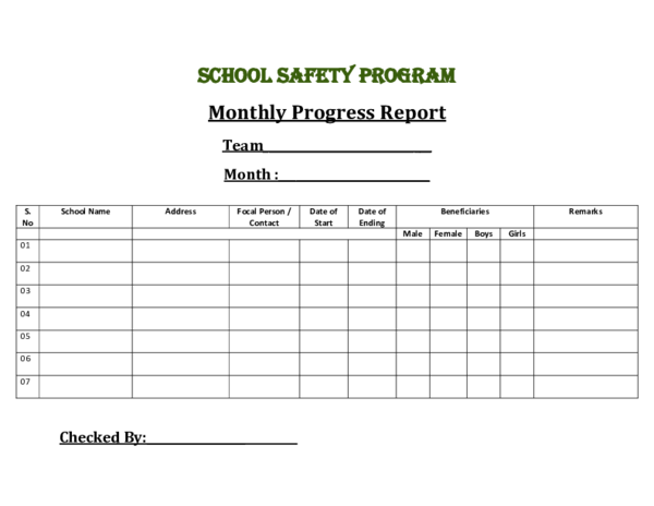 (DOC) School Safety Program