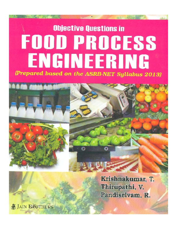 (PDF) Objective questions in food process engineering