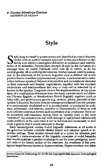 (PDF) Style