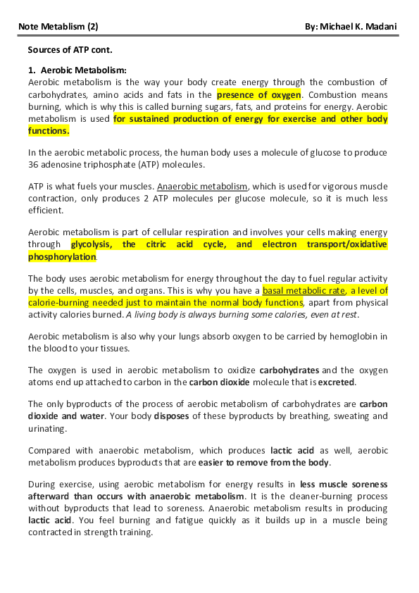 DOC Note Metabolism Michael Madani Academia edu DOC Note Metabolism Michael Madani Academia edu