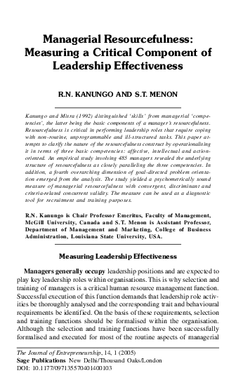 What does resourcefulness mean picture