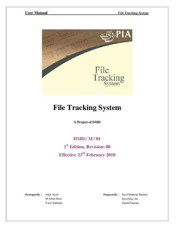 Free document tracking system Free document tracking system