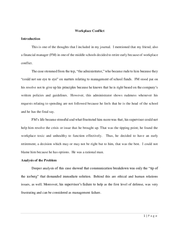 (DOC) Communication issue - sample