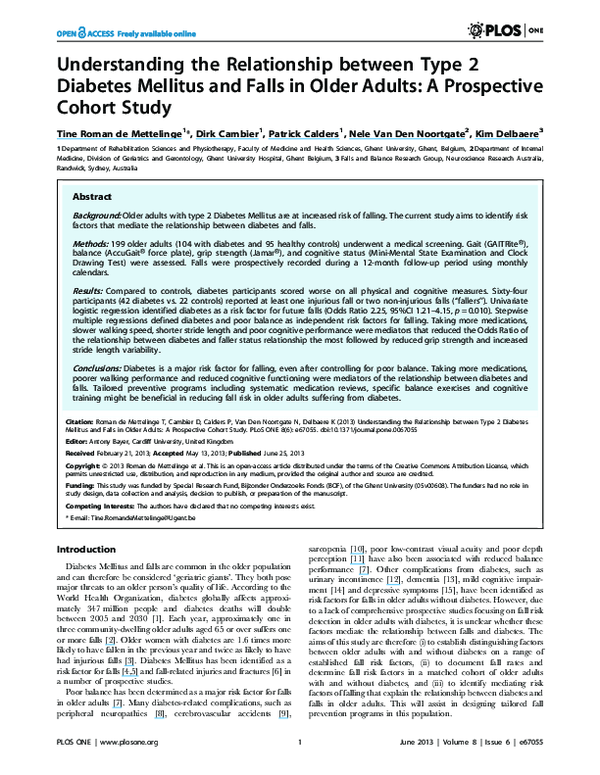 (PDF) Understanding the Relationship between Type 2 Diabetes Mellitus ...
