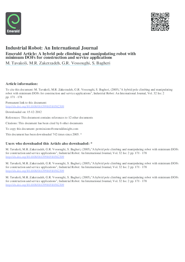 industrial robot emerald