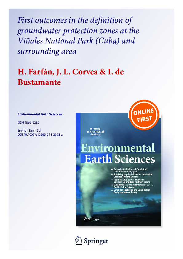 (PDF) Environmental Earth Sciences Hermes Farfan Academia.edu