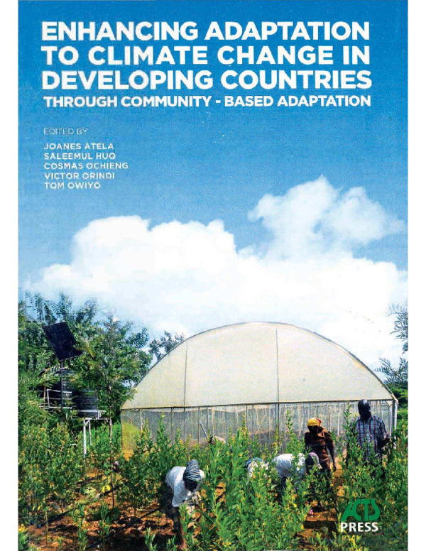 (PDF) Enhancing Adaptation to Climate Change in Developing Countries ...