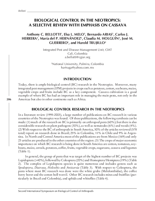 Biological control essay image