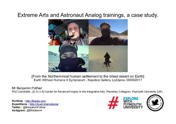(PDF) Extreme Arts and Analog Astronaut training , a case study