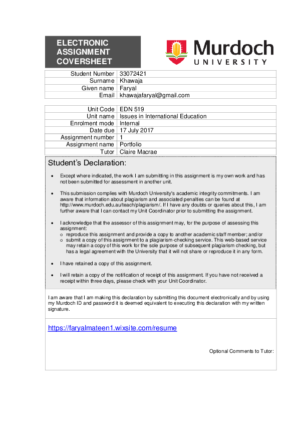 Free online assignment submission system image