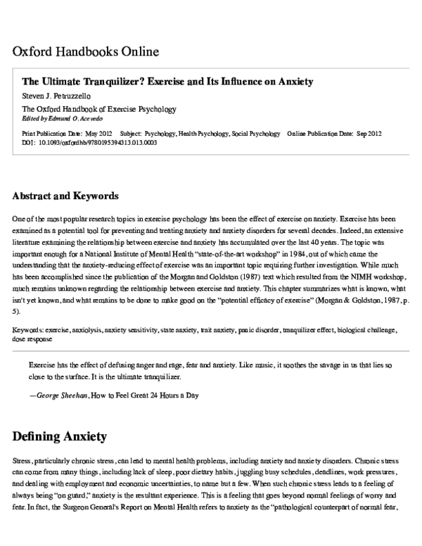 Tranquilizers essay picture