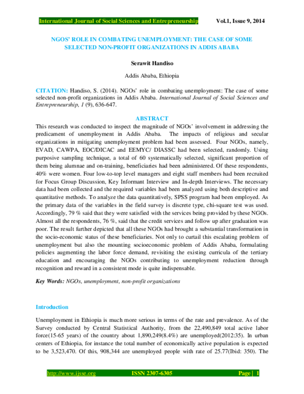Combating unemployment essay image