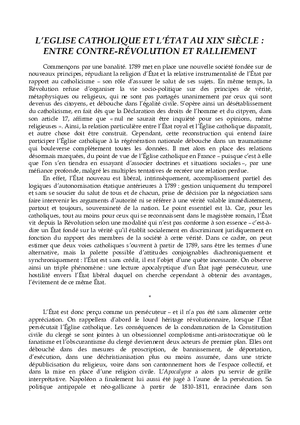 la féodalité et l'affirmation de l'etat