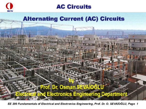 Pdf Alternating Current Ac Circuits Pdf Alternating Current Ac Circuits