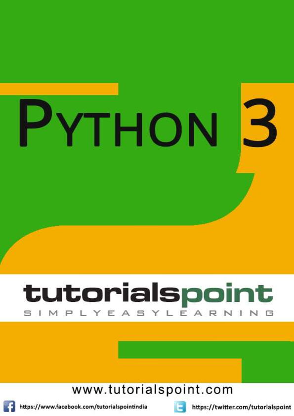 (PDF) Python3 tutorial | Nikhil Reddy - Academia.edu