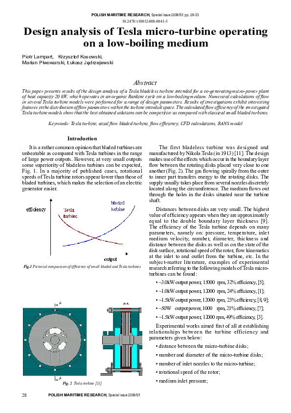 Tesla Turbine Pdf