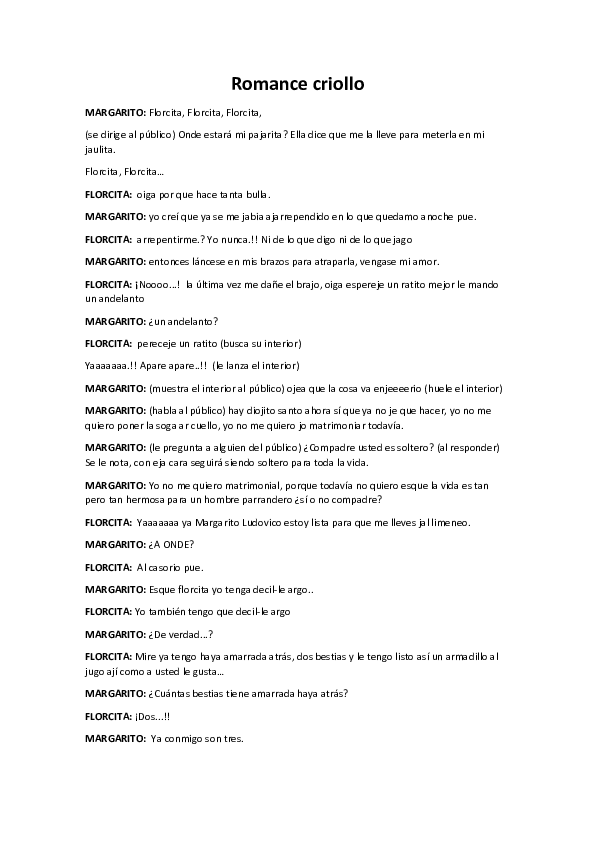 (DOC) Romance criollo Luis Fajardo Alvarez Academia.edu